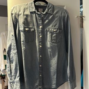 Like new J. Crew denim shirt